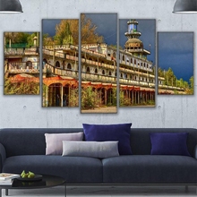 5 Pieces Consonno Town Tower Landscape Modular Pictures Modern Artwork Home Decor Poster Bedroom Wall Art Canvas Print Painting 2024 - buy cheap