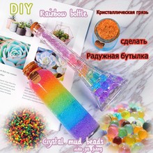 100 pcs Crystal Soil Water Beads Making Rainbow Bottles DIY Decoration Home Family Children Toy Ball Cultured Plants Grow 2024 - buy cheap