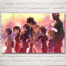 1 painel de pôster de arte online, espada, jogos de ideo de anime, kilimiaya, azuto, arte em seda, impressões, decoração de casa, pintura de arte, poster moderno 2024 - compre barato