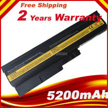 5200mAh Battery for IBM Lenovo ThinkPad R60 R60e R61 R61e R61i T61 T61p  T60 T60p R500 T500 W500 SL400 SL500 SL300 2024 - buy cheap