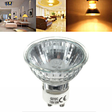 Newest 20W/35W/50W GU10 Bright Warm White Halogen Lamp Home Light Bulbs  220-240V 2023 - buy cheap