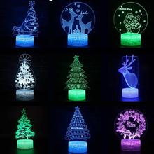 Children's Room Decoration 3d Nightlight Remote Touch Switch Birthday Present 3d Lamp Christmas decorative lights 2024 - buy cheap