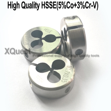 XQuest HSSE Round Split Die M1 M1.2 M1.4 M1.5 M1.6 M1.7 M1.8 Metric Thread cutting Adjustable dies M1.5X0.3 for stainless steel 2024 - buy cheap