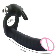Penis Vibrator For Couples 7 Speed Penetration Strapon Dildo Butt Plug Strap On Intimate Sex Toys For Women Men Vibrating Ring 2024 - buy cheap