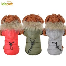 Dogs Jacket XS-XL Pet Dog Coat Warm Dog Clothes For Chihuahua Soft Fur Hood Puppy Winter Jacket Clothing french bulldog 38 2024 - buy cheap