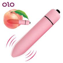 Olo-vibrador com 10 velocidades, dildo, ponto g, estimulador de clitóris, mini brinquedos sexuais para mulheres, masturbador, produtos sexuais 2024 - compre barato