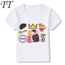 Camisetas de moda con diseño de Riverdale para niños, ropa informal para niños y niñas, camisetas geniales para niños pequeños, HKP5158, 2019 2024 - compra barato