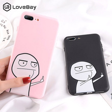 Lovebay For iPhone 11 Case Funny Finger For iPhone 11 Pro 6 6S 7 8 Plus 5 SE X XR XS Max Silicone Phone Case Soft TPU Back Cover 2024 - buy cheap