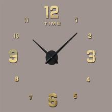 2018 Modern Design Quartz Needle Clocks Fashion Watches Mirror Wall Sticker Diy Living Room Decor New Arrival 3d Acrylic Clocks 2024 - buy cheap