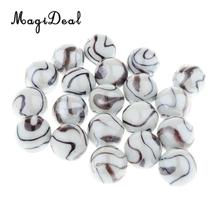 20pcs 25mm Tiger Stripes Glass Marbles, Kids Marble Run Game, Marble Solitaire Toy Accs Vase Filler & Fish Tank Home Decor 2024 - buy cheap