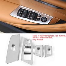 4pcs Car Auto Window Switch Lift Panel Button Frame Cover Trim decoration for BMW 5 series G30 2017-2018 2024 - buy cheap