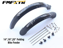FMF 14 16 20 Folding Bicycle Fender Double Bracing Adjustable Size Mudguard Front and Rear Mud Guard High Quality 2024 - buy cheap