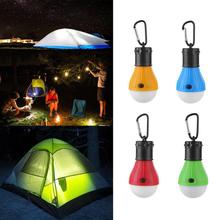 Portable Lantern Tent Light Outdoor Emergency Mini Hanging Hook Flashlight 3 Modes Carabiner Bulb Lights  LED Fishing Lantern 2024 - buy cheap