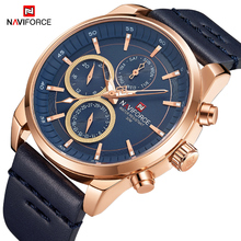NAVIFORCE Top Luxury Brand Men Watch Fashion Sports Quartz Hour Wrist Watch Male Leather Waterproof Man Clock Relogio Masculino 2024 - buy cheap