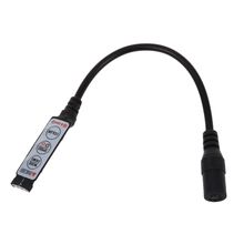 Hot Dimmer RGB LED Strip Bar Strip Controller 12A 12V 24V Black 2024 - buy cheap