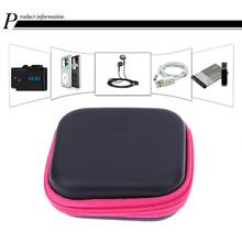 Portable Mini Square EVA Case Headset Bluetooth Earphone Cable accessory Storage Box Case Carrying Pouch Bag SD Card Holder 2024 - buy cheap