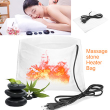 220V Electric Hot Massage Stone Heater Bag heating Bag for Hot Energy Lava Spa Massage Rock Stone Storage Bag Protable 2024 - buy cheap