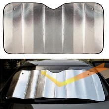 LMoDri Car Front Windshield Sunshade Auto Rear Sun Shade Interior Care Window Foils Visor Cover UV Protect Bubble Cotton Film 2024 - buy cheap