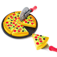 2019 Brand New 6PCS Childrens Kids Pizza Slices Toppings Pretend Dinner Kitchen Play Food Toys Kids Gift 2024 - buy cheap
