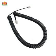 85cm Long Telephone Cord Straighten 5m Microphone Receiver Line RJ22 4P4C Connector Copper Wire Phone Volume Curve Handset Cable 2024 - buy cheap