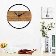 3D Clock On The Wall Clock Wooden Modern Design Wall Clock Wood Retro/Vintage Wall Clocks/Watches Home Decor For Living Room 2024 - buy cheap