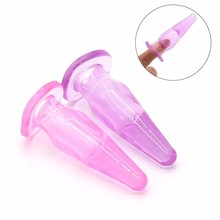 Soft Jelly Finger Anal Plug Mini Bullet Butt Plug Clitoris Stimulator Anal Sex Toys for Woman Adult Sex Products 2024 - buy cheap