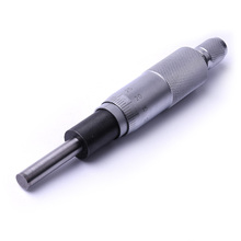 Agulha plana de prata tipo micrômetro, cabeça redonda de 0-25mm * 0.01mm, com botão de ajuste knurled, ferramenta de medição, 1 peça 2024 - compre barato