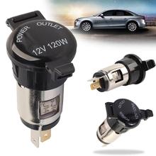 Car 10A Cigarette Lighter Female Socket Power Plug with Waterproof Cover Car Boat Motorcycle Cigarette Lighter Sockets Plug New 2024 - buy cheap