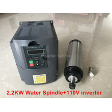 Eixo cnc 220 kw, fresadora com resfriamento de água, ferramenta de roteamento + inversor de 110v/v 2024 - compre barato