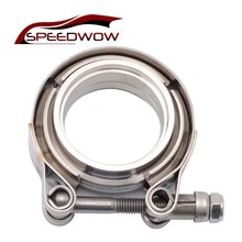 SPEEDWOW 2/2.25/2.5/3/3.5 Inch V-Band Clamp Stainless Steel V-Band Flange Kit For Exhaust Pipes Downpipe Car Exhaust System 2024 - buy cheap