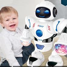 Новинка 2019, LED свет, музыкальный танец, гуманоидный игрушечный Электрический робот, детский питомец, Brinquedos Electronics Jouets Electronique для детей 2024 - купить недорого