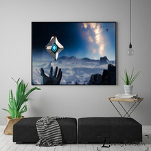 Destiny game pôster e tela de impressão, pintura de arte em tela, imagens para parede para decoração de sala de estar, decoração sem moldura 2024 - compre barato