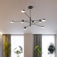 Современная светодиодная люстра, потолочный светодиодный светильник для гостиной, столовой, спальни, декоративное освещение 2024 - купить недорого