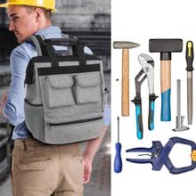 Oxford multi-função bolsa de ferramentas de ombro elevador reparação mochila kit de ferragem toosl mochila lona ferramentas sacos 2024 - compre barato