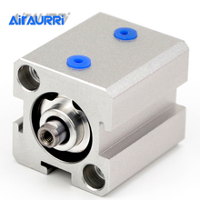 SDA 12mm series Pneumatic Compact air Cylinder Bore to 5 10 15 20 25 30 35 40 45 50mm Stroke High quality double acting cylinder 2024 - buy cheap
