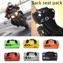 Bolsa de plástico impermeable para asiento trasero de motocicleta, bolso de viaje, equipaje, gran capacidad, 40L 2024 - compra barato