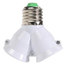 Suporte para lâmpada 2 em 1 e27, suporte para lâmpada e27, adaptador divisor para base de lâmpada led 2024 - compre barato
