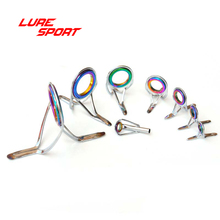 LureSport-guía y Juego superior de arco iris, varilla de Marco plateado, componente de construcción, guía de pesca, accesorio de bricolaje 2024 - compra barato