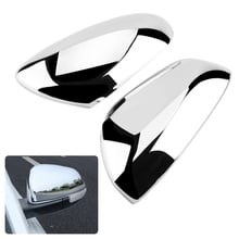 2pcs/set Silver Chrome Car Styling Rearview Mirror Frame Cap Decorative Cover Trim for MG ZS 2017-2018 Electroplating 2024 - buy cheap