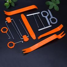 Professional 12Pcs Orange ABS Automobile Audio Door Clip Panel Trim Dash Auto Radio Removal Pry Tools Set Car Panel Removal Tool 2024 - buy cheap