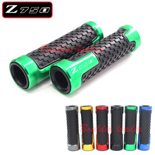 !Logo(Z750) High Quality 7/8" Universal Handlebar Grips Handle Bar For KAWASAKI Z750S Z 750 S 2007 2006-2008 2007 2024 - buy cheap