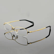 Мужские оправы для очков Coyee, титановые оправы для очков, бизнес оптические очки по рецепту, прозрачные линзы, мужские очки для близорукости 2024 - купить недорого