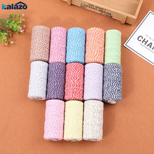 100m/roll DIY Colorful 2ply Bakers Twine String Cotton Cords Rope Wedding Party home Decoration  Christmas Gift DIY Wrapping 2024 - buy cheap