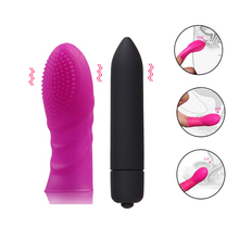 Dance Finger Sleeve Vibrator Clitoris Stimulator Bullet Vibrator Female Masturbator for Women G Spot Massage Sex Toys for Adults 2024 - buy cheap