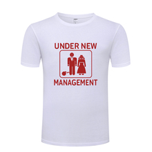 Under New Management - Bachelor Wedding Party Men's T-Shirt T Shirt Men 2018 New Short Sleeve O Neck Cotton Casual Top Tee 2024 - buy cheap