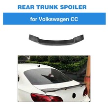 For Volkswagen VW CC Jetta Passat 2009 - 2018 Carbon Fiber Rear Wing Spoiler Trunk Lip Apron Guard Trunk Wing Spoiler 2024 - buy cheap