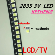 Led de jufei retroiluminación 1210, 3528, 2835, 1W 3V 107LM blanco iluminación lcd trasera para tv aplicación de TV 01.JT. 2835BPWP2-C 8000 Uds 2024 - compra barato
