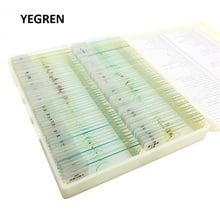 100 pieces Plants Animal Insects Human Tissues Microscope Prepared Slide School Biological Botany Teaching Studying Students 2024 - buy cheap