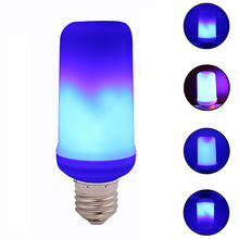 E27 LED Dynamic Flame Effect Corn Bulb 4 Modes AC 85-265V Flickering Emulation Gravity Decor Lamp Creative Fire Lights 2024 - buy cheap