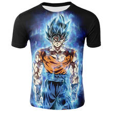 2019 new listing men's round neck casual large size seven Dragon Ball T-shirt high quality T-shirt wholesale 2024 - buy cheap